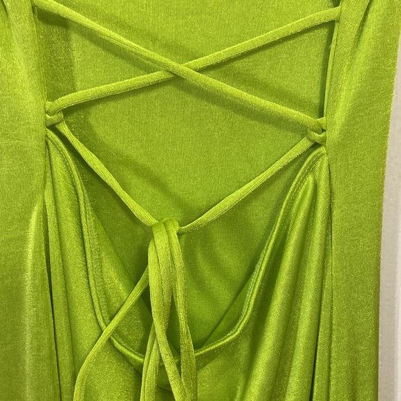 LIME GREEN DRESS - Picture 3 of 7
